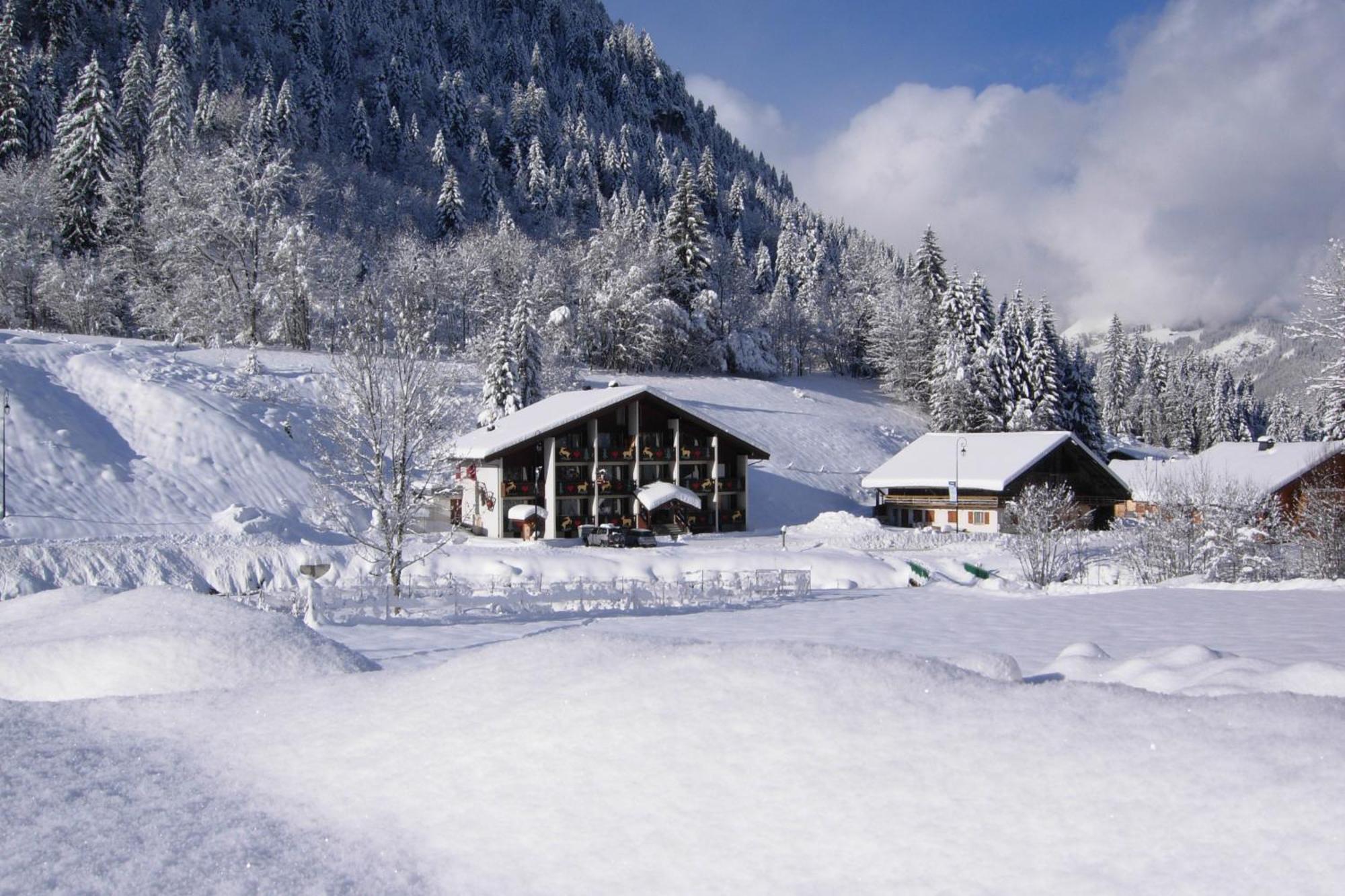 Au Bois De Lune Châtel Exterior foto